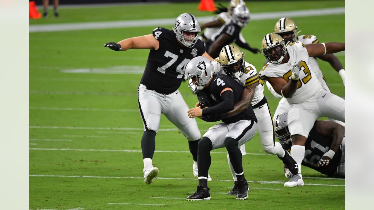 Raiders open Las Vegas stadium with 34-24 win vs Saints