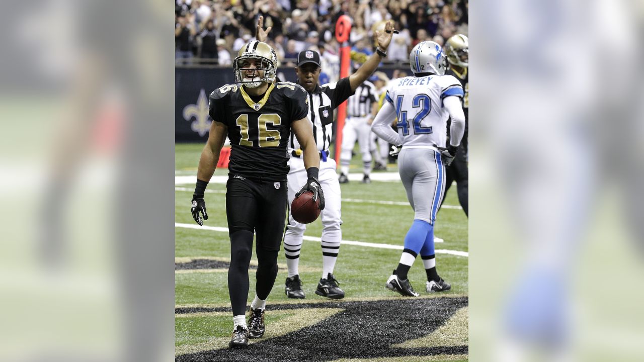 Lance Moore Of The New Orleans Saints In Post Game Interview With CBS  Sports At The Louisiana Superdome Nov 24, 2008 Stock Photo, Picture and  Royalty Free Image. Image 24484024.