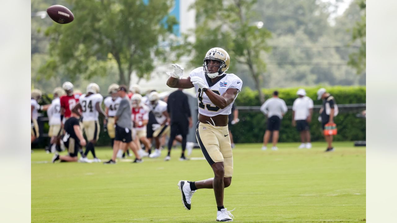 New Orleans Saints quarterback Jameis Winston (2) throws at the NFL team's  football training camp in Metairie, La., Friday, Aug. 4, 2023. (AP  Photo/Gerald Herbert Stock Photo - Alamy