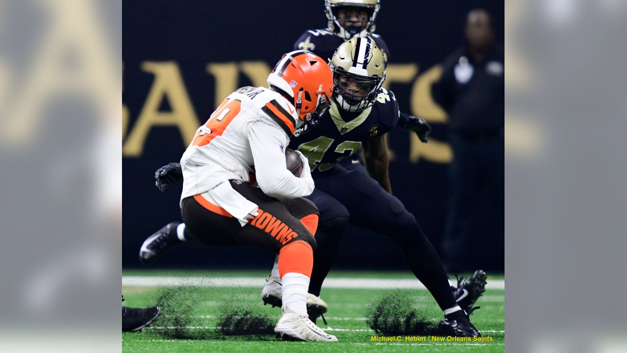 Game balls from the Saints 21-18 escape from the Browns - Canal