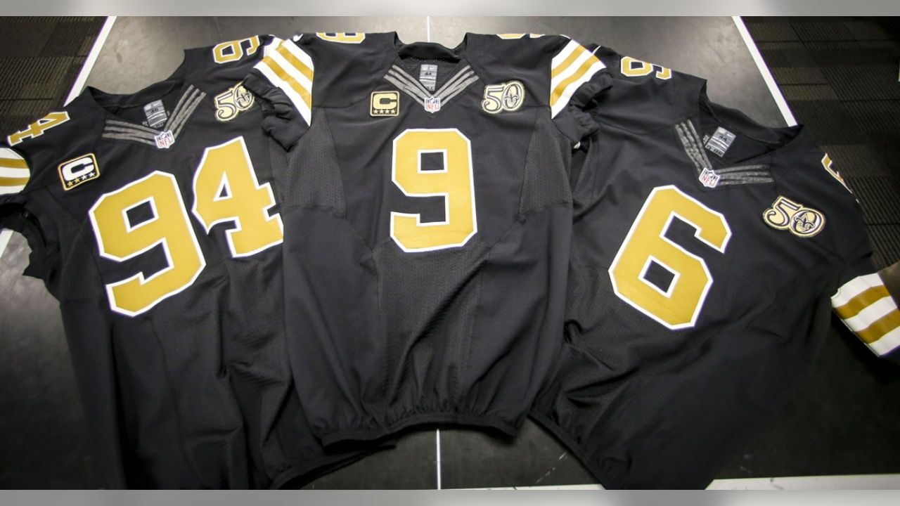 saints 50 year anniversary jersey