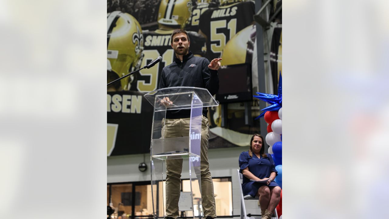 New Orleans Saints on X: Earlier today, the Saints and @PelicansNBA teamed  up with @Chevron to host a STEM Fair at the indoor practice facility! The  field-trip event for over 1,600 students