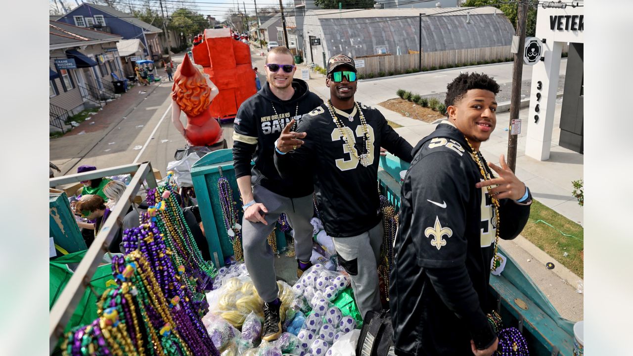 Five New Orleans Saints players to ride in Zulu parade on Mardi Gras Day, Mardi Gras