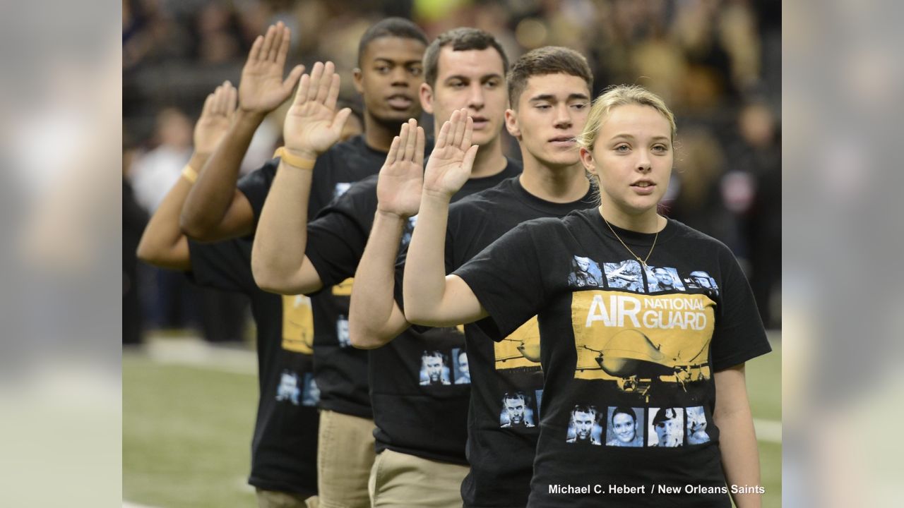 Salute to servicefor every point scored, the NFL will donate to the  Wounded Warrior Project & the USO.