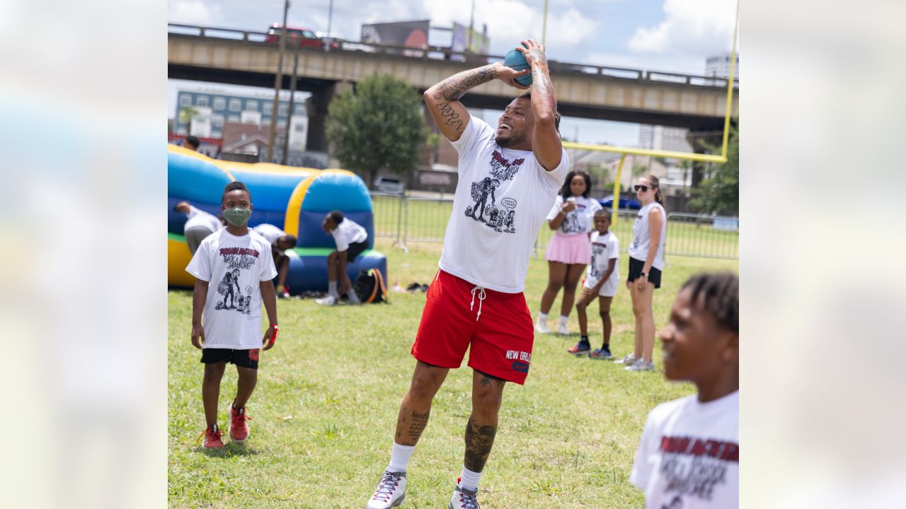 Saints Tyrann Mathieu hosts his 4th annual back-to-school jamboree