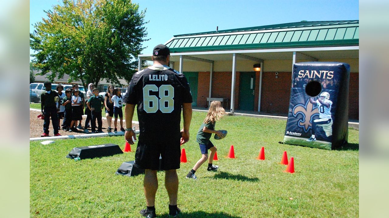 Nine Saints players visit community events on off day