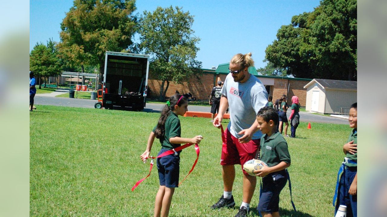 Nine Saints players visit community events on off day