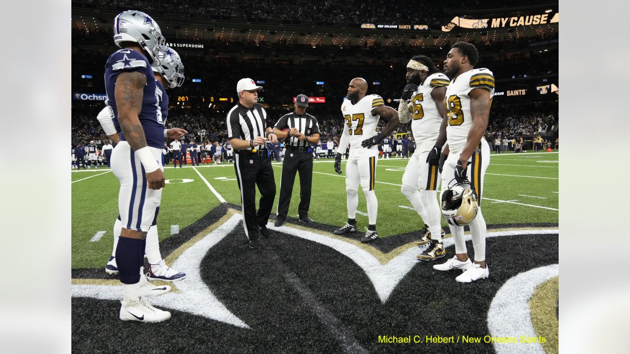 New Orleans Saints vs Dallas Cowboys on December 2, 2021