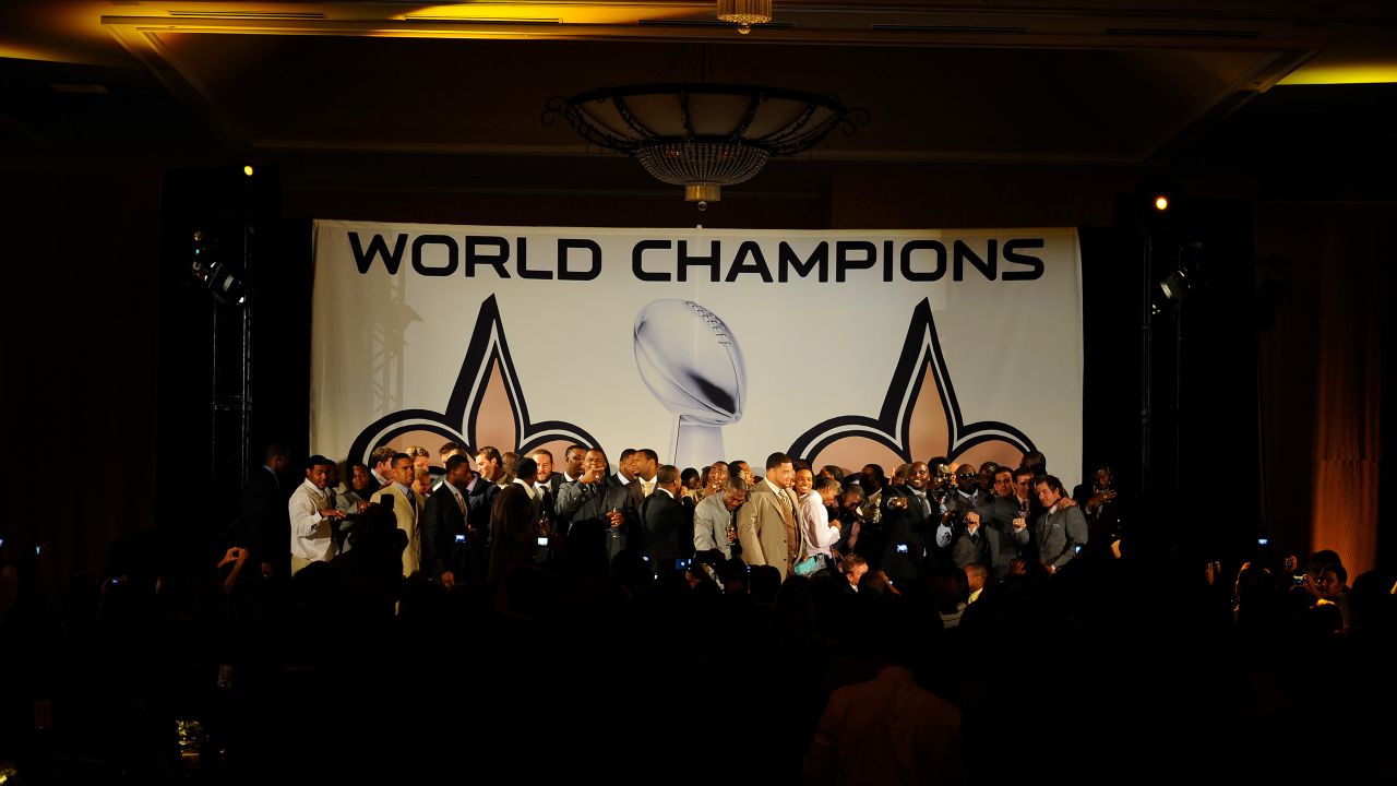 NFL: New Orleans Saints Super Bowl Ring Ceremony