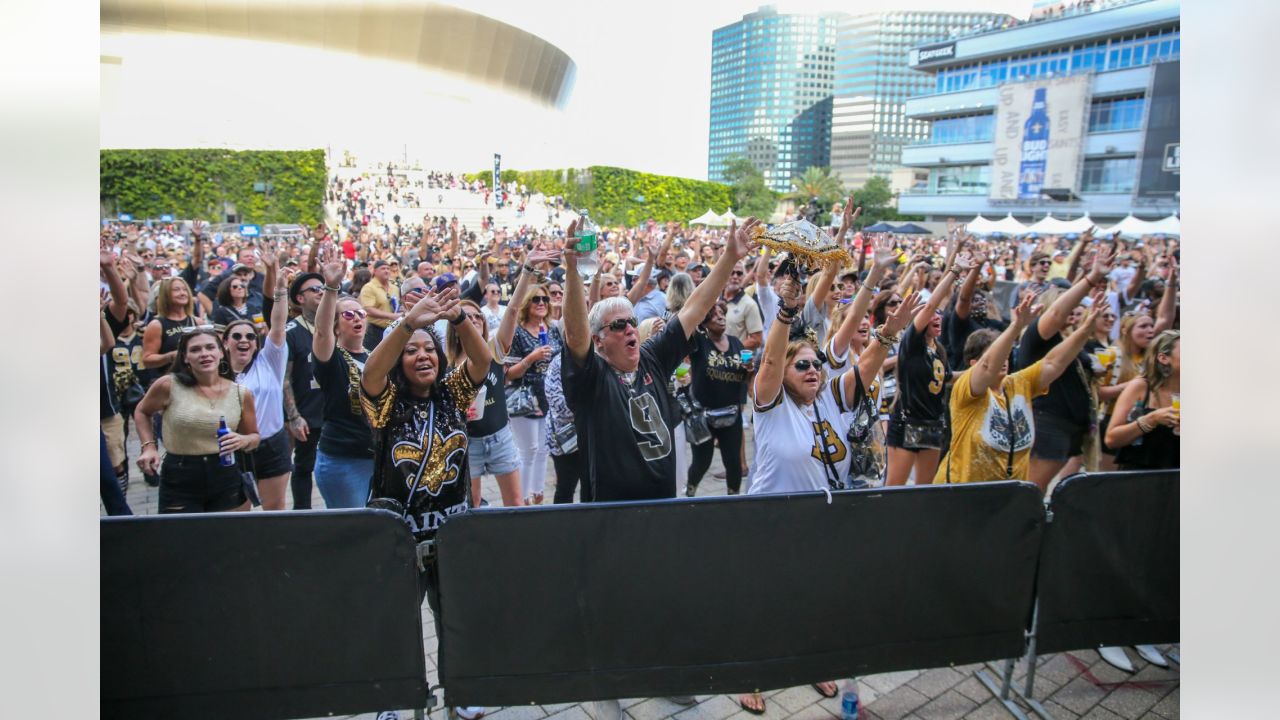 Champions Square pregame party ahead of Saints season opener