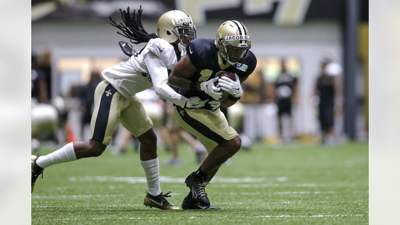 Saints honor Jacob Blake during Thursday's practice - Canal Street