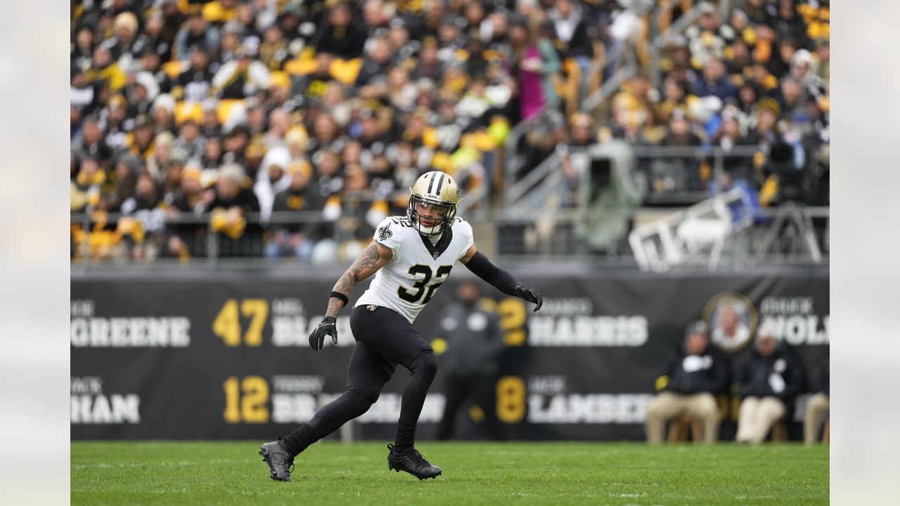 New Orleans Saints safety Tyrann Mathieu (32) in action during the NFL  football game against the Philadelphia Eagles, Sunday, Jan. 1, 2023, in  Philadelphia. (AP Photo/Chris Szagola Stock Photo - Alamy