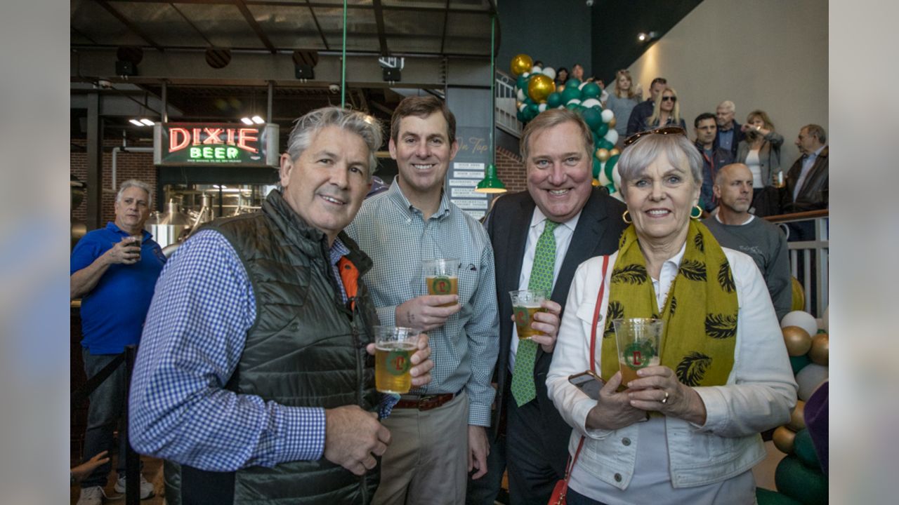 Saints owner Gayle Benson hosts Grand Opening of Dixie Beer Brewery