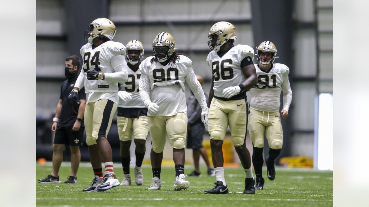 Saints honor Jacob Blake during Thursday's practice - Canal Street