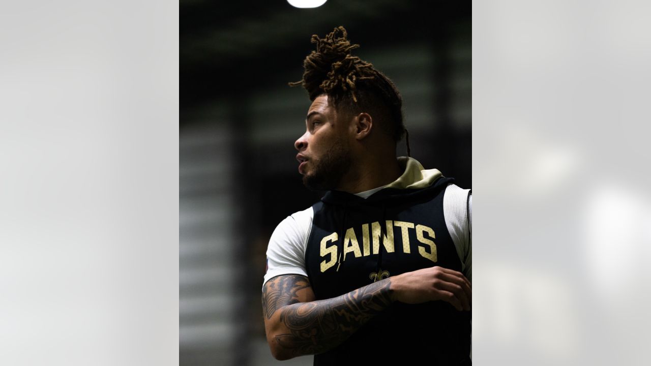 Cameron Dantzler SR Men's Nike Black New Orleans Saints Vapor Untouchable Custom Elite Jersey