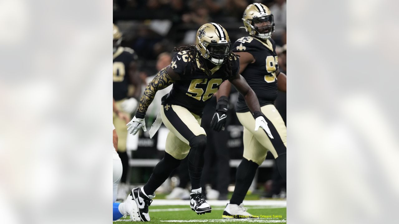 August 29, 2019: New Orleans Saints kicker Will Lutz (3) drives a kickoff  during a preseason game between the New Orleans Saints and the Miami  Dolphins at the Mercedes Benz Superdome in