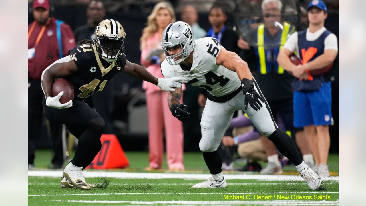 Notes from New Orleans Saints 24-0 victory over Las Vegas Raiders