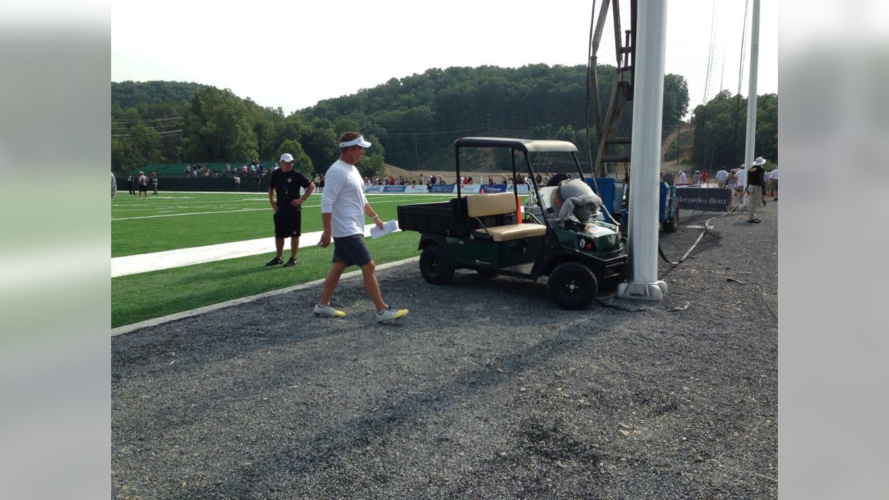 Drew Brees pulls Golf Cart prank on Sean Payton