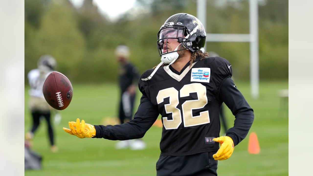 Saints Debut Their Awesome New Black Helmets on Sunday in London