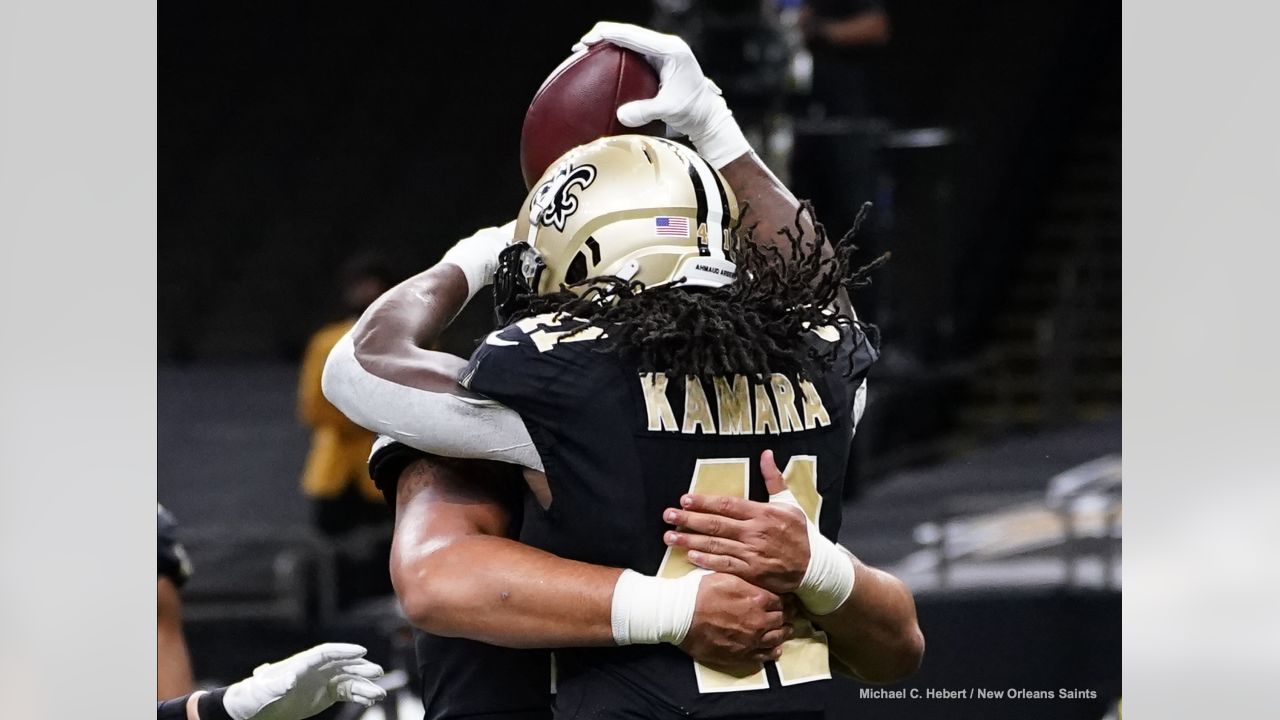 Saints' Alvin Kamara 'explosive' in return to practice. Derek