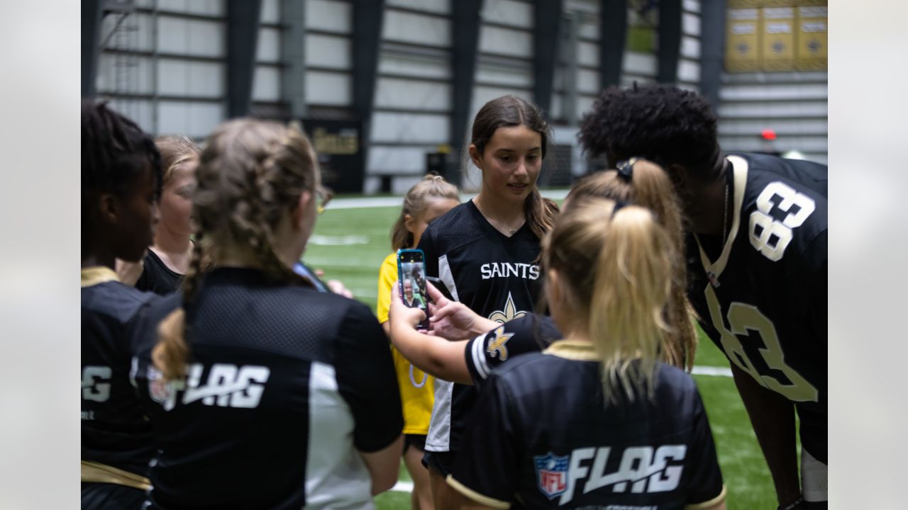 NFL Flag Photo Day & Clinic  New Orleans Saints 