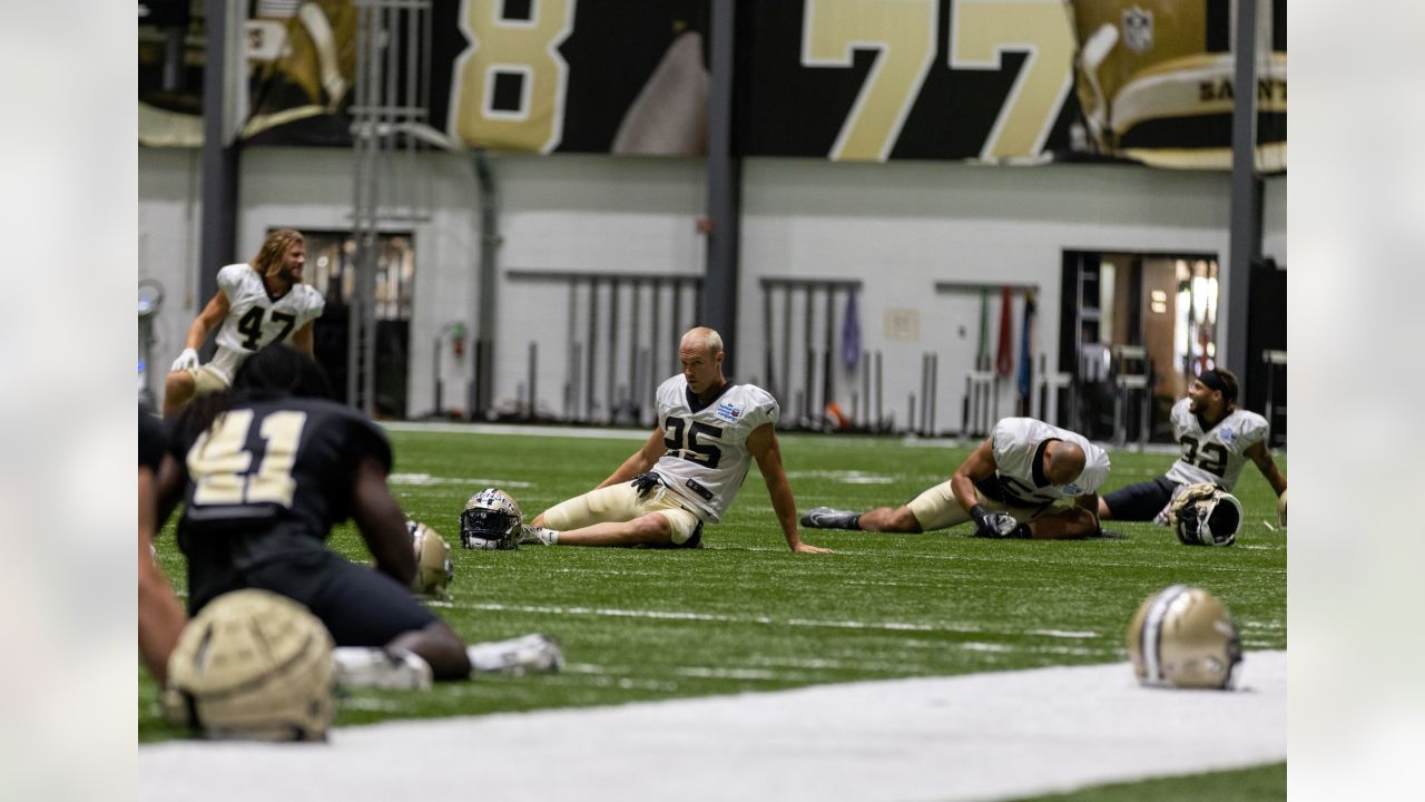 New Orleans Saints quarterback Jameis Winston (2) throws at the NFL team's  football training camp in Metairie, La., Friday, Aug. 4, 2023. (AP  Photo/Gerald Herbert Stock Photo - Alamy