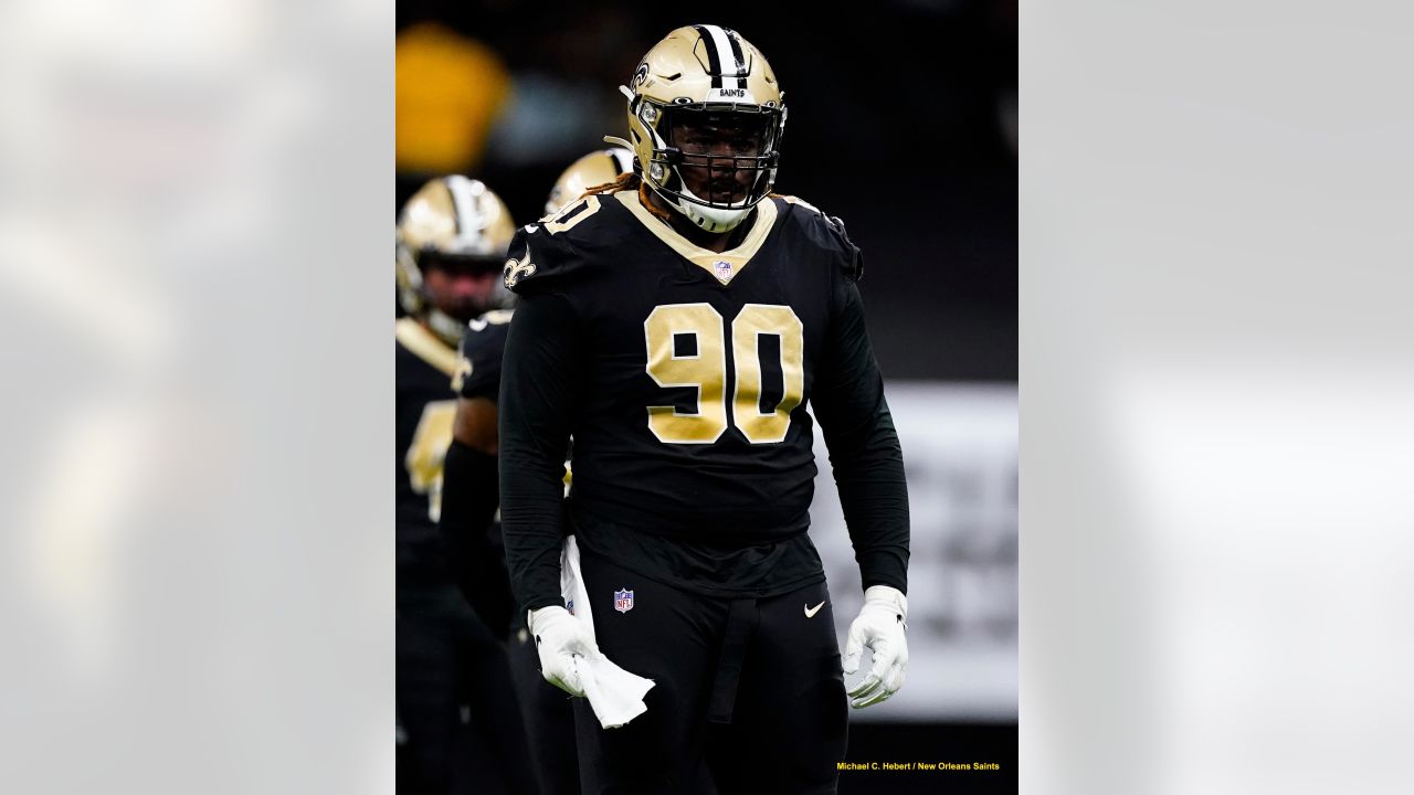 Saints believe second-year DT David Onyemata is showing improvement, PFF  News & Analysis