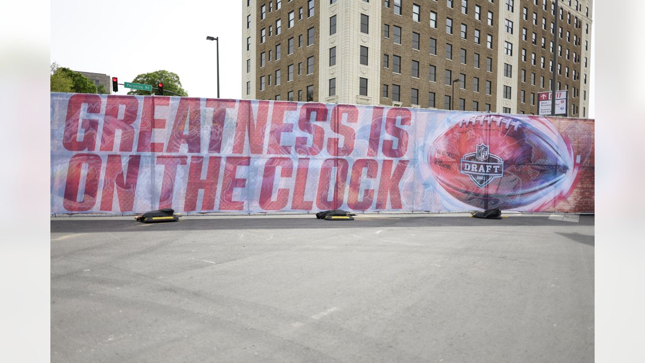 Photos of first day of NFL Draft Experience in Kansas City