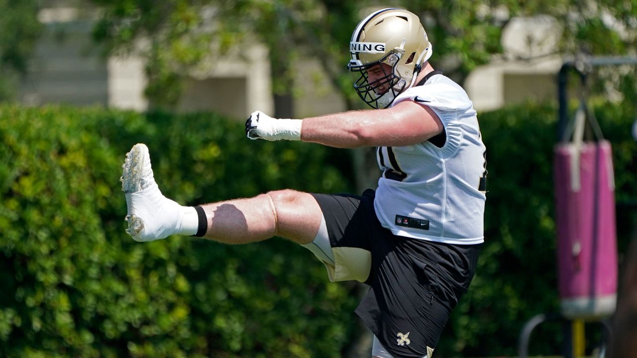 New Orleans Saints rookie tackle Trevor Penning taking small steps toward  eventual goal