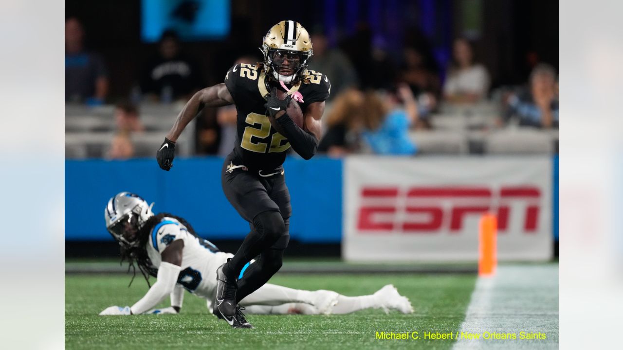 Carolina Panthers wide receiver Charleston Rambo (85) after a preseason NFL  football game, Friday, Aug. 19, 2022, in Foxborough, Mass. (AP  Photo/Charles Krupa Stock Photo - Alamy