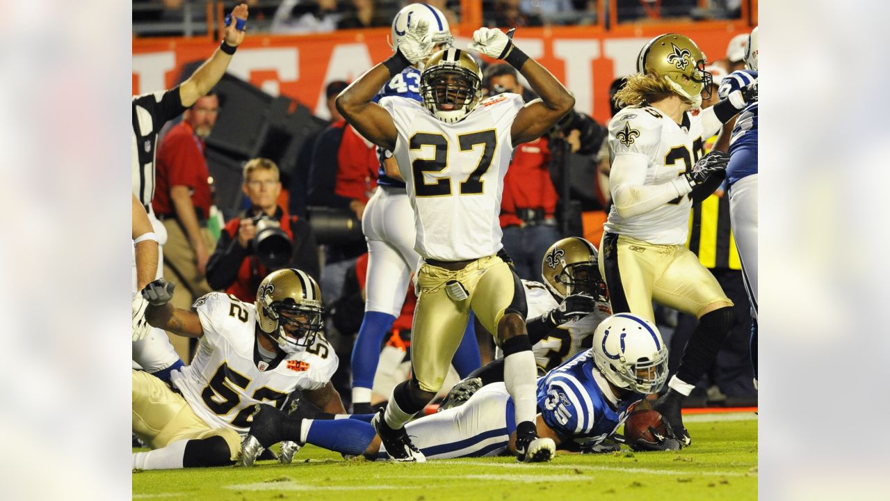 13 September 2009: New Orleans Saints cornerback Malcolm Jenkins (27). The New  Orleans Saints defeated the Detroit Lions 45-27 in the matchup held at the  Louisiana Superdome in New Orleans, LA. (Credit