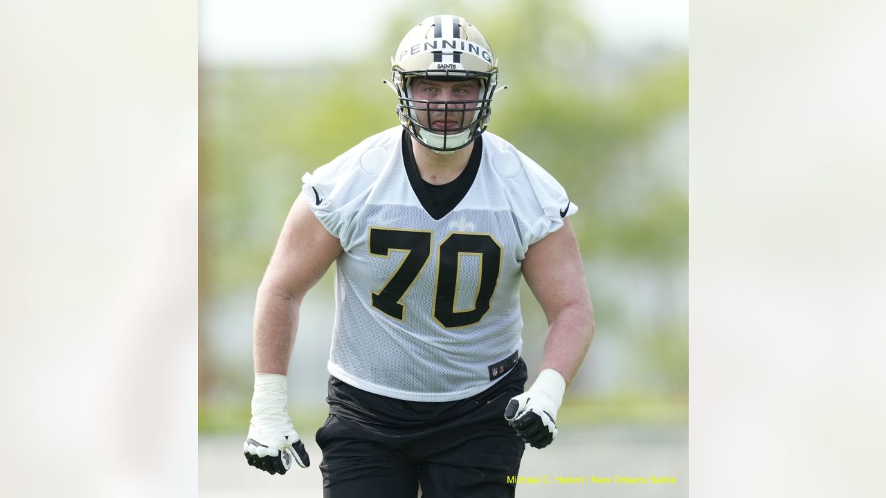 Saints Rookie Minicamp 2022 Trevor Penning Offensive Tackle Interview  5/14/2022