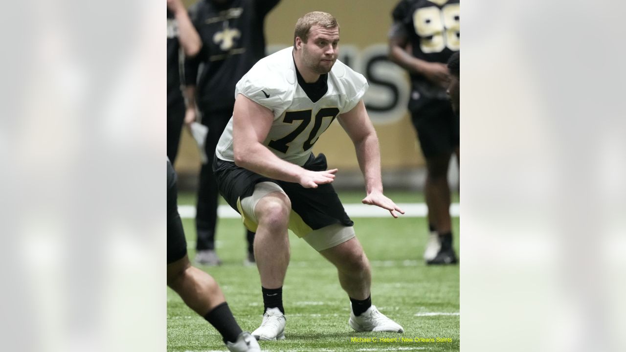 New Orleans Saints rookie tackle Trevor Penning taking small steps toward  eventual goal