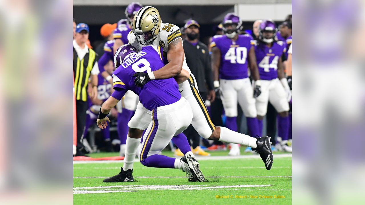 USA TODAY Sports - Take a peek at tonight's Nike color rush uniforms for  New Orleans Saints - Carolina Panthers #NFL