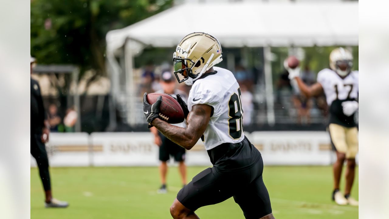 New Orleans Saints quarterback Jameis Winston (2) throws at the NFL team's  football training camp in Metairie, La., Friday, Aug. 4, 2023. (AP  Photo/Gerald Herbert Stock Photo - Alamy