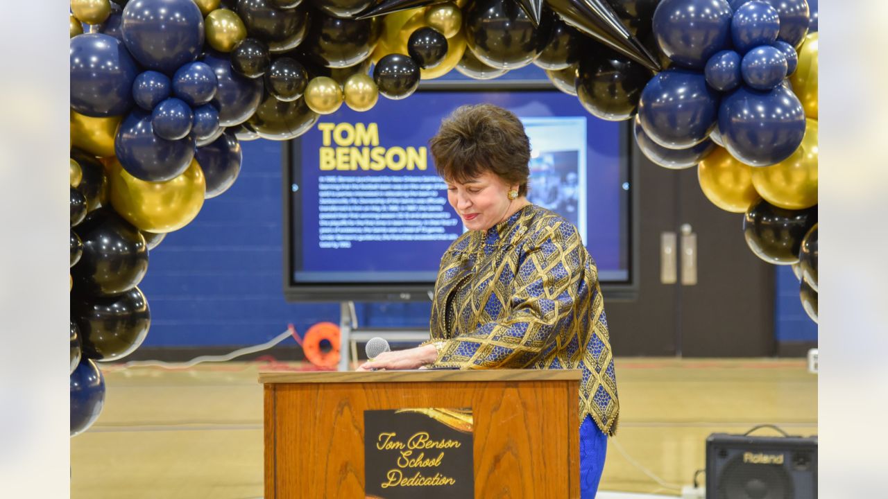 Photos: Gayle Benson attends Tom Benson School dedication ceremony Photo  Gallery