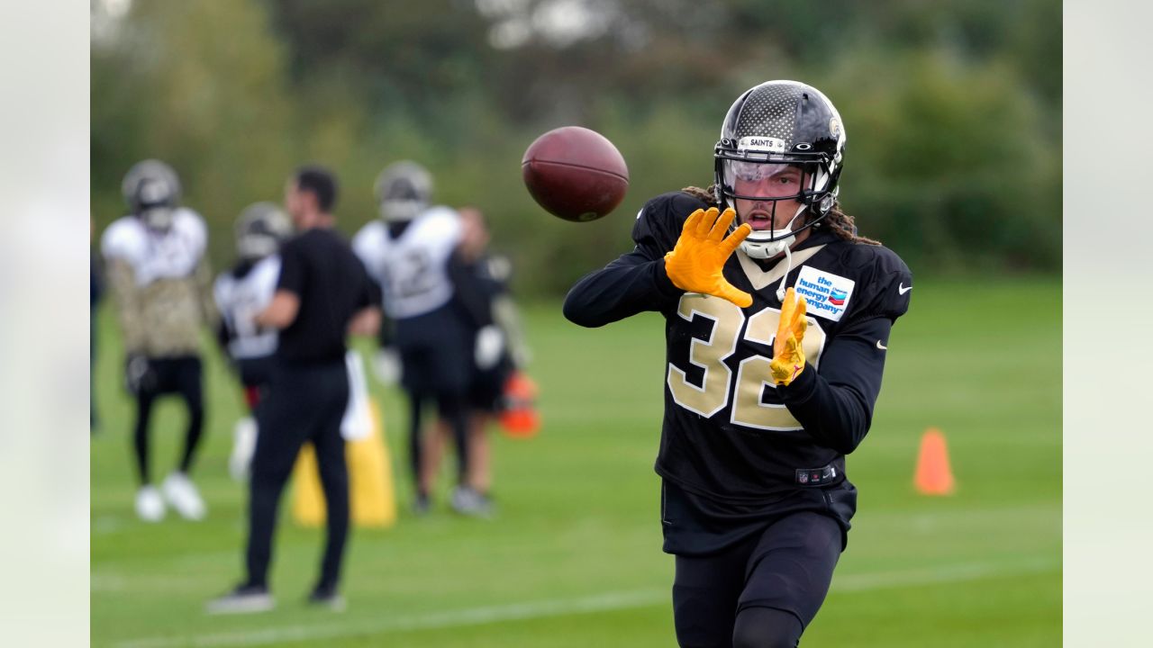 Saints Debut Their Awesome New Black Helmets on Sunday in London