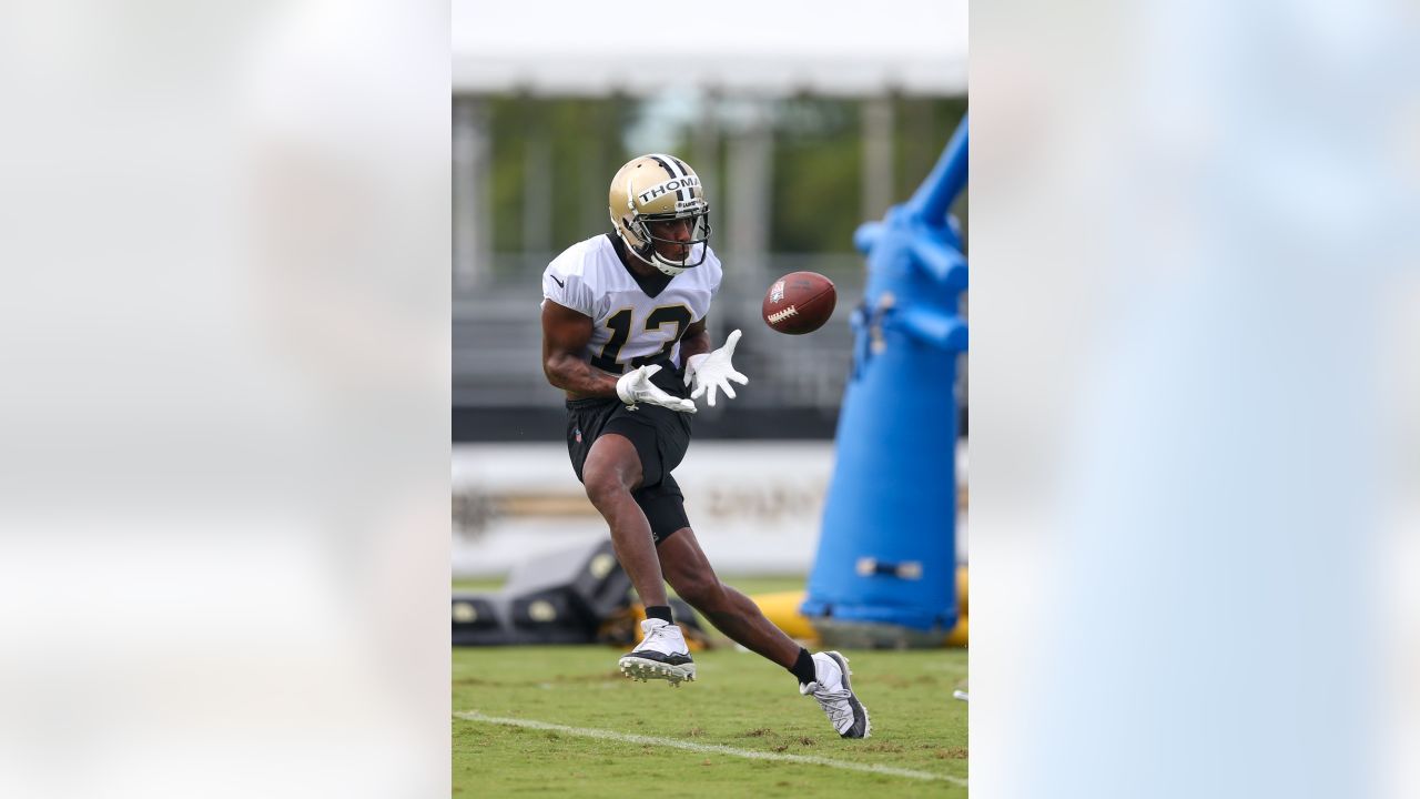 New Orleans Saints defensive tackle Jalen Dalton (77) watches drills during  NFL football training camp in Metairie, Monday, Aug. 2, 2021. (AP  Photo/Derick Hingle Stock Photo - Alamy