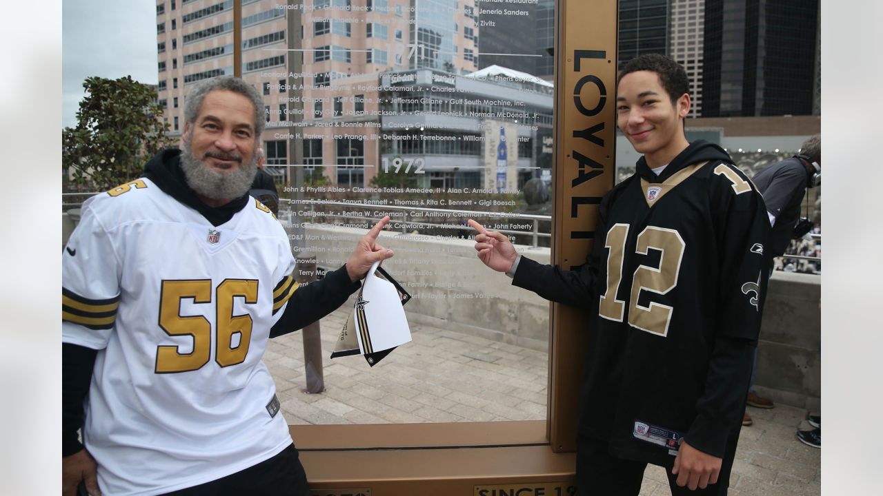 Saints season ticket holders added to 50-year monument