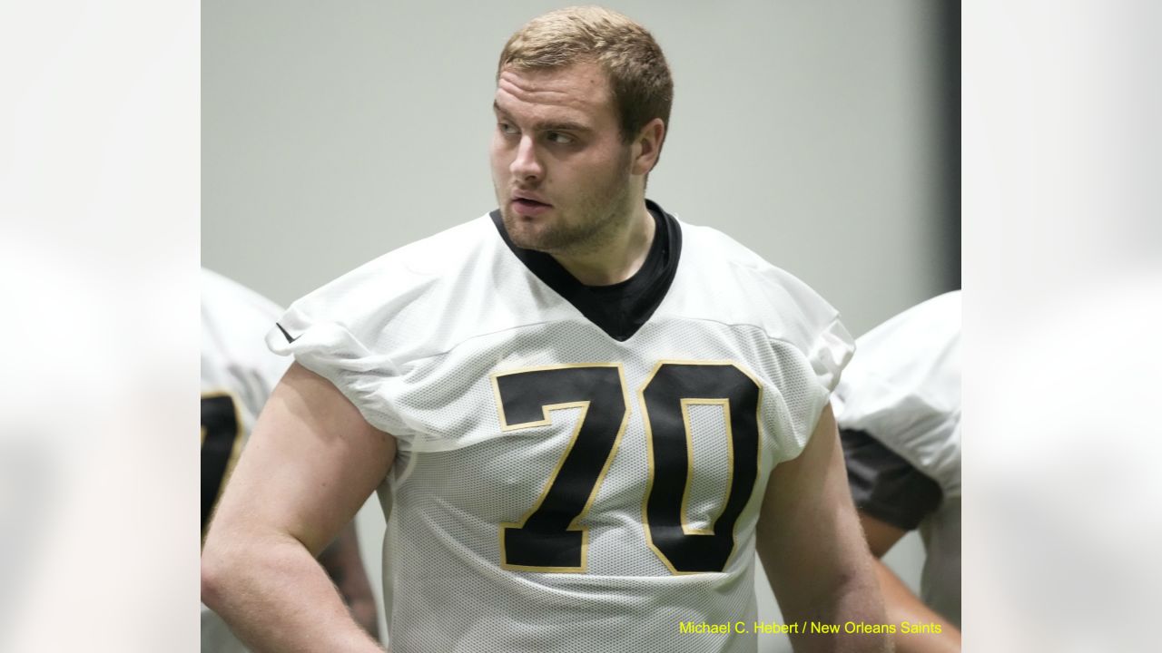 New Orleans Saints rookie tackle Trevor Penning taking small steps toward  eventual goal