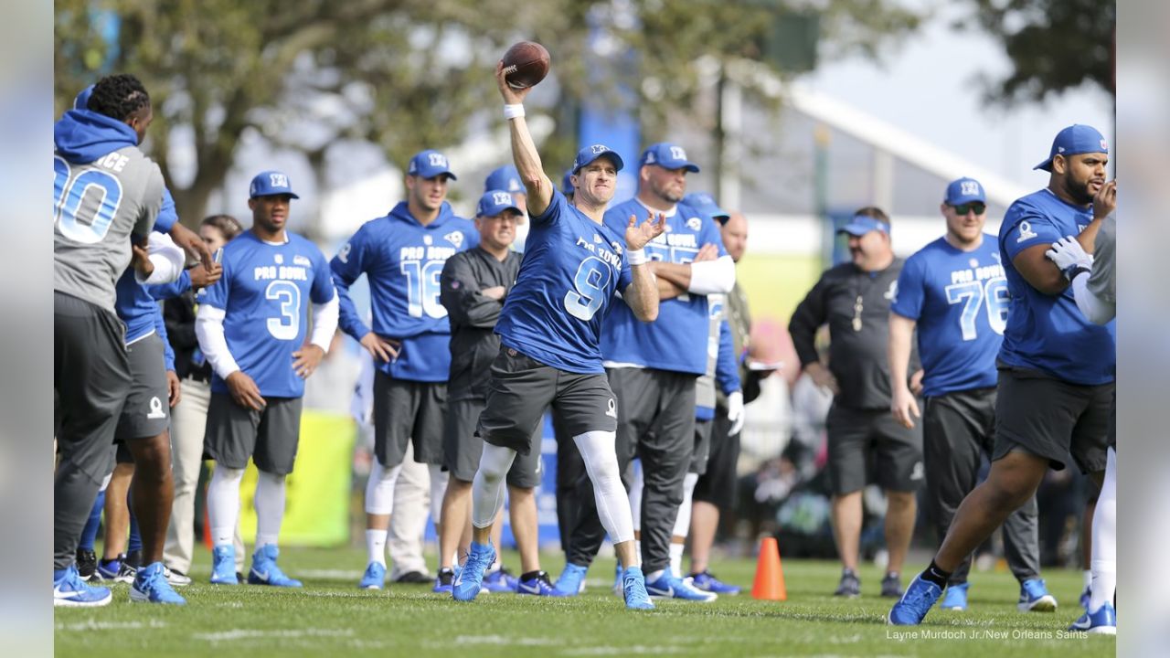 Saints at 2018 NFL Pro Bowl Practice Day 2 - January 25, 2018