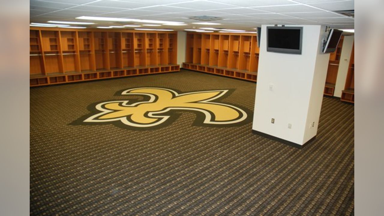New Orleans Saints Locker Room at the Superdome