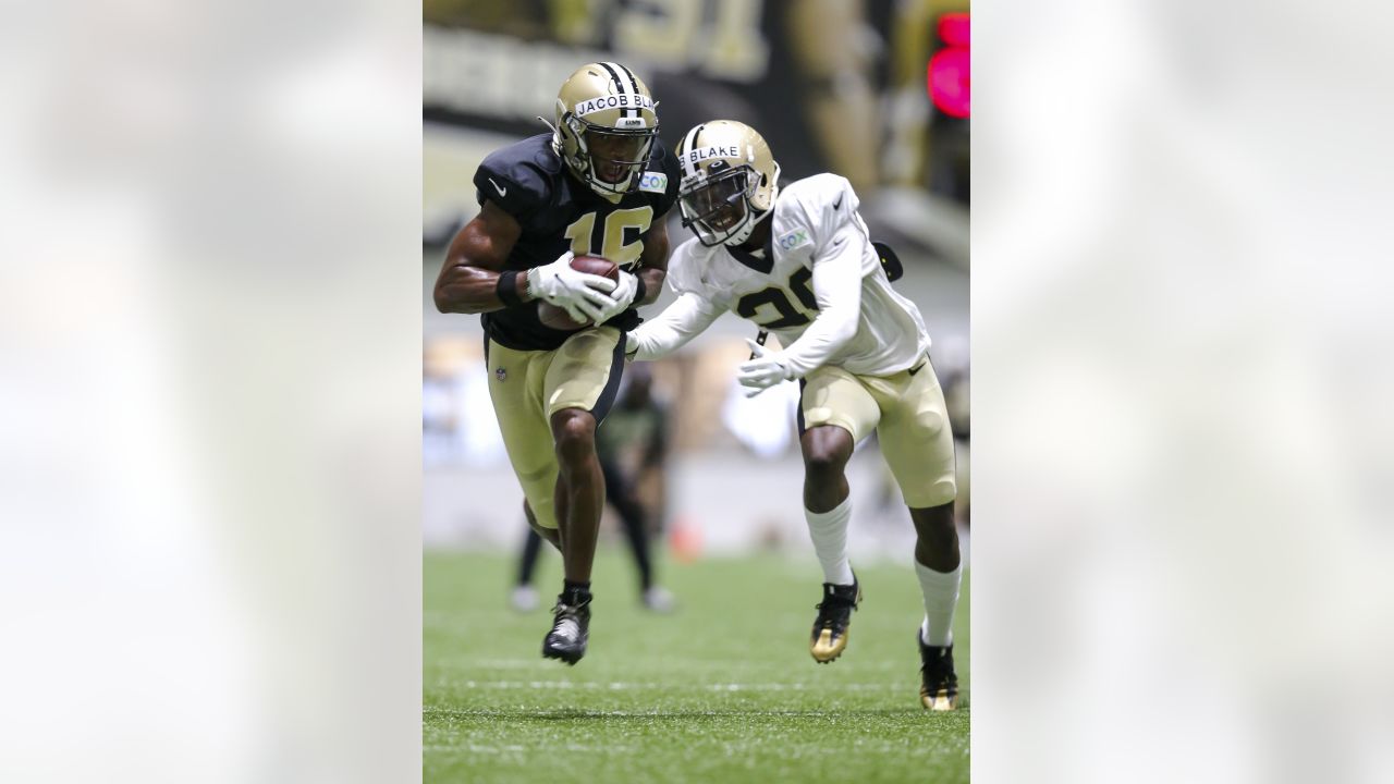 Saints honor Jacob Blake during Thursday's practice - Canal Street