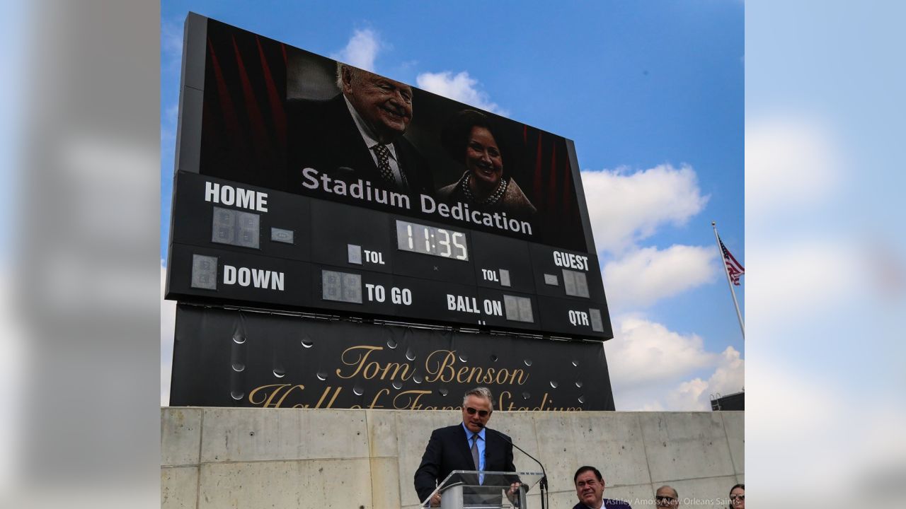 Tom Benson Hall of Fame Stadium dedicated