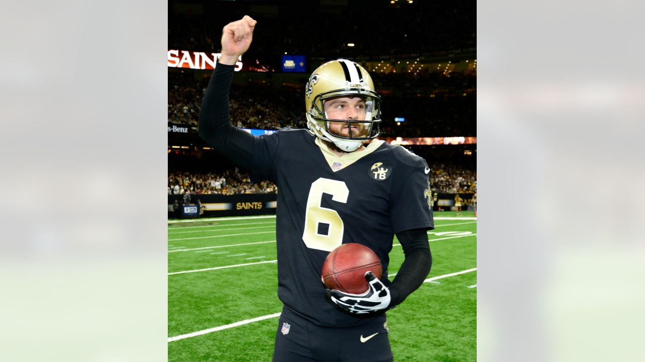 THOMAS MORSTEAD SIGNED NEW ORLEANS SAINTS PUNTER 8x10 PHOTO #2 NFL EXACT  PROOF