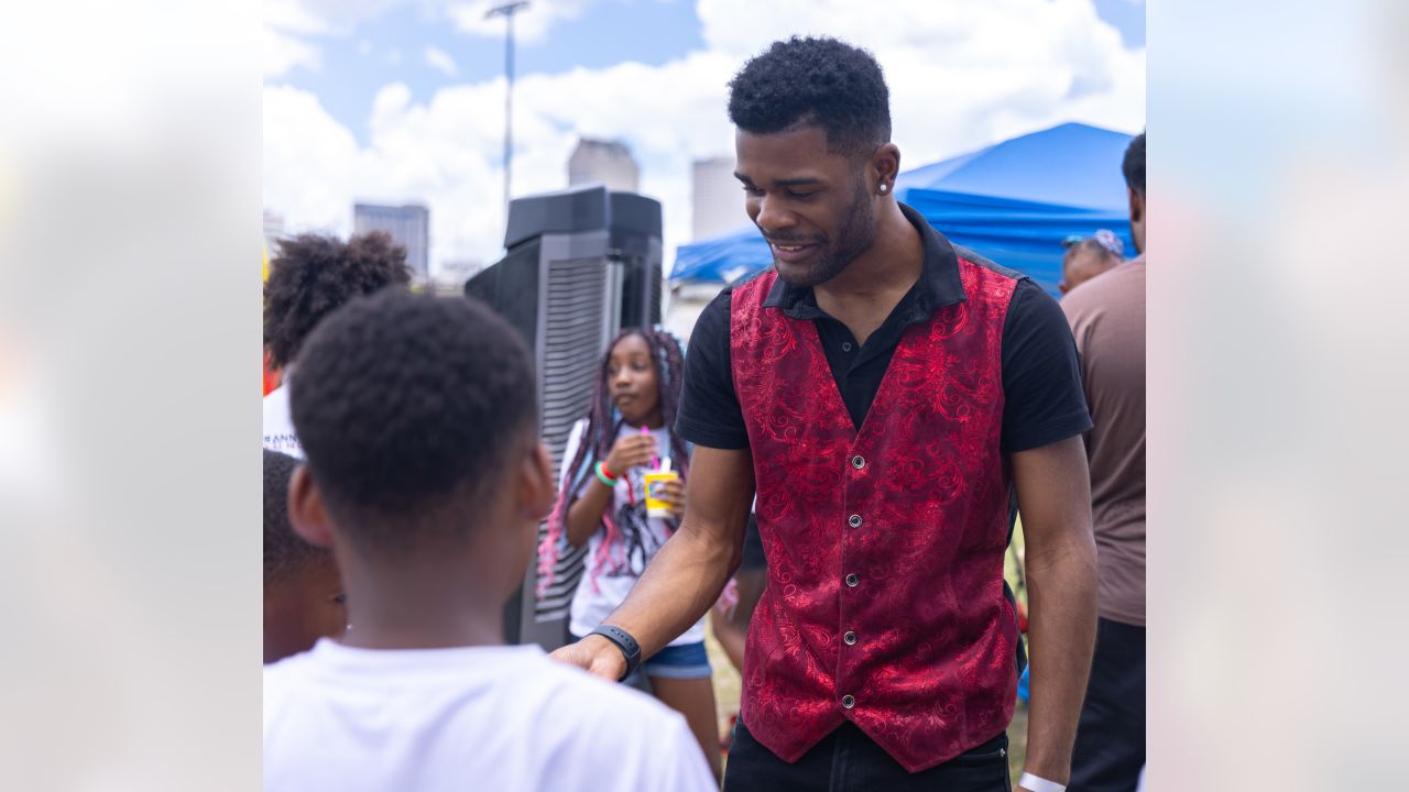 Saints Tyrann Mathieu hosts his 4th annual back-to-school jamboree