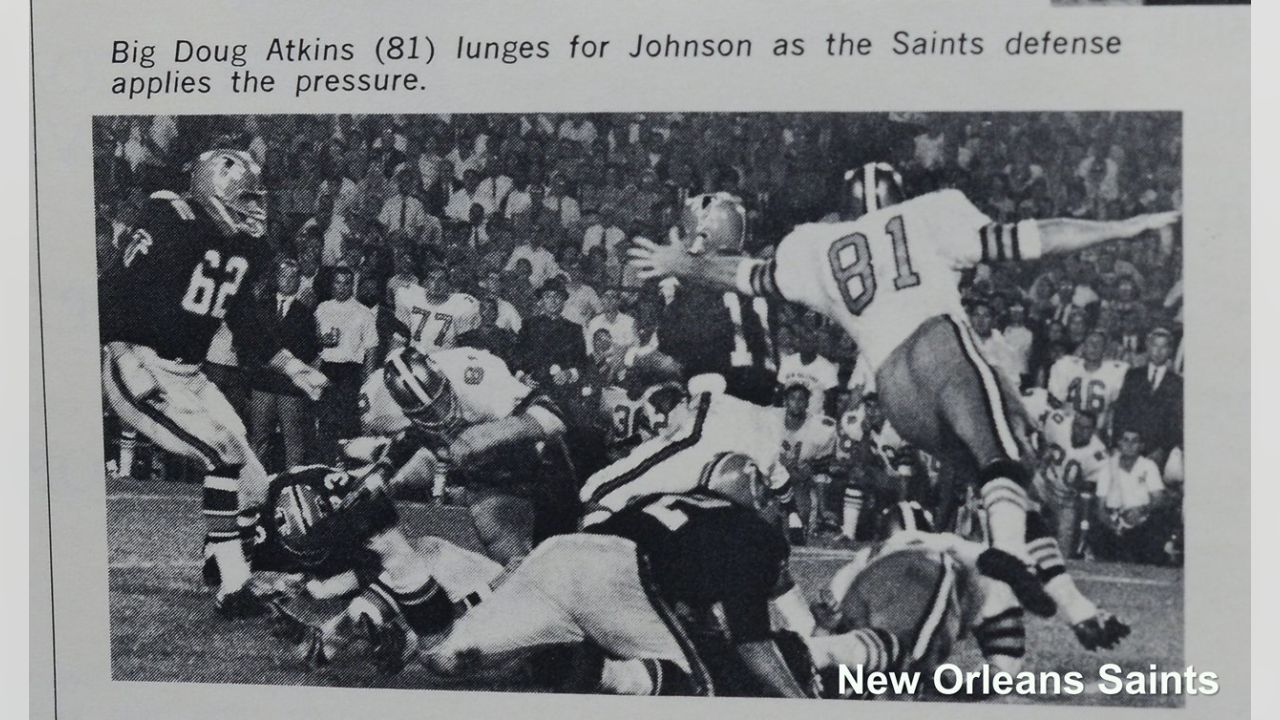 1967 NEW ORLEANS SAINTS JIM TAYLOR & GARY CUOZZO 8-14 Sports