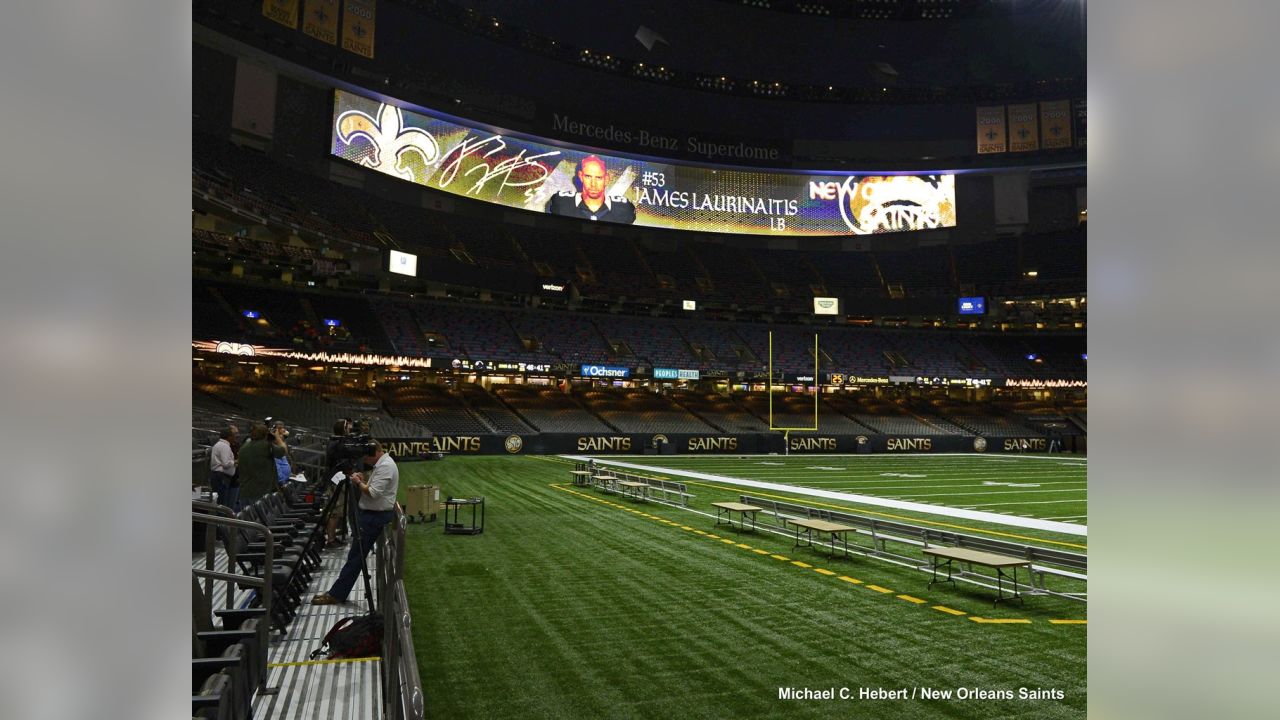 Poster: New Orleans Saints - NFL Endzone (22x34) – BananaRoad