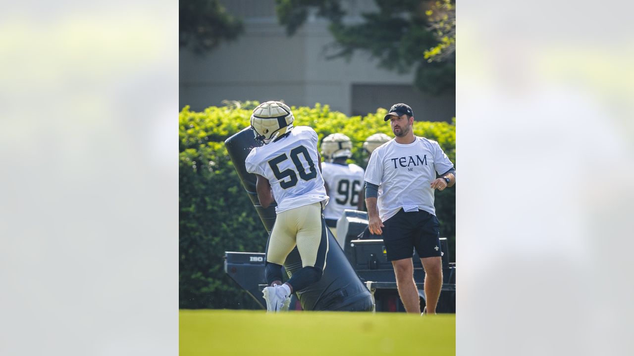 Intensity turns up as Saints have first day in full pads at training camp