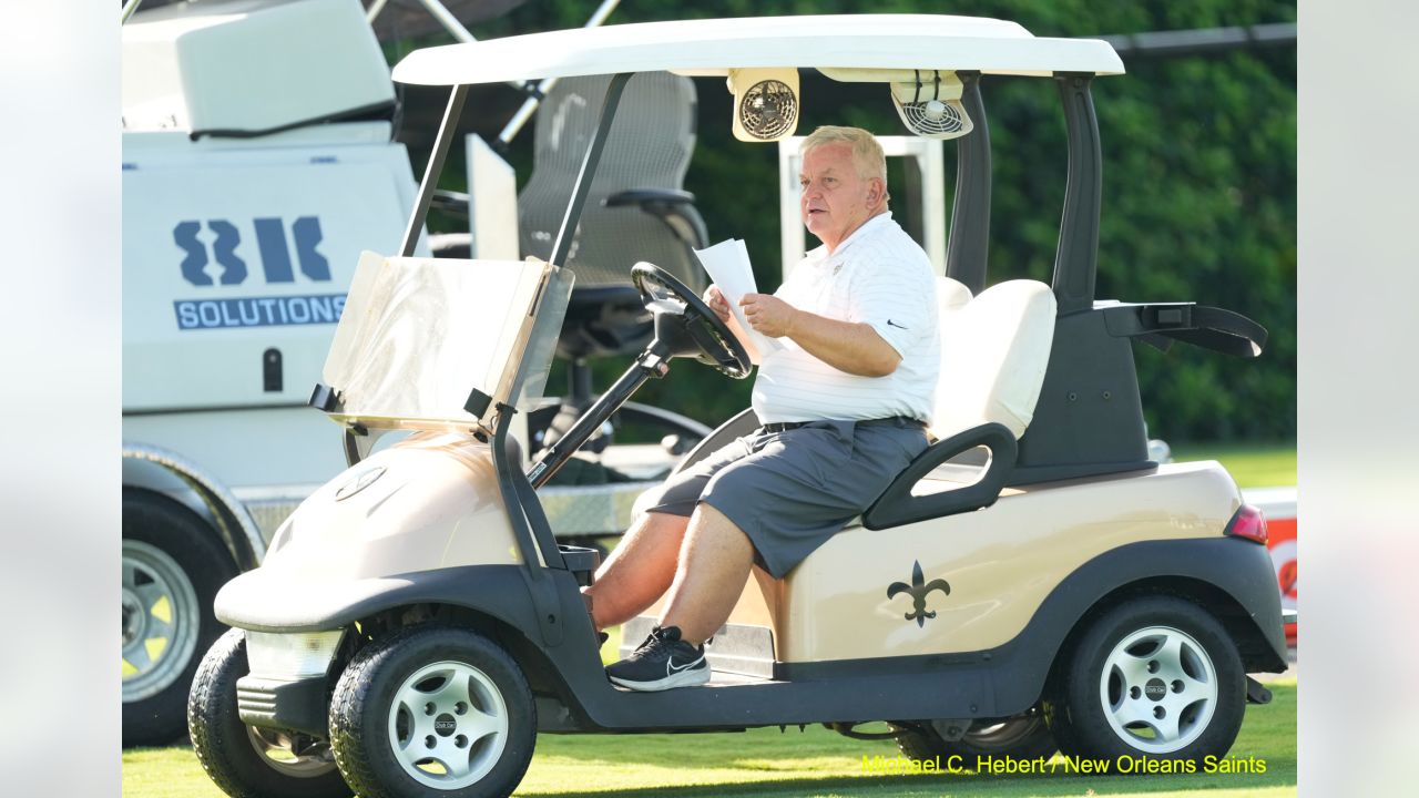 New Orleans Saints Golf Cart  New orleans saints, Golf carts, Golf